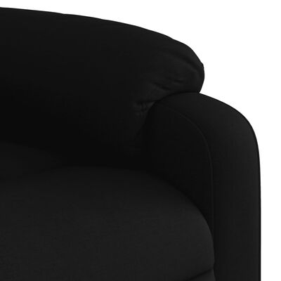 vidaXL Fauteuil inclinable électrique Noir Tissu