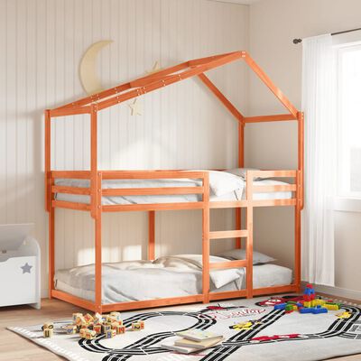 vidaXL Toit de lit pour enfants 203x80,5x142 cm bois de pin massif