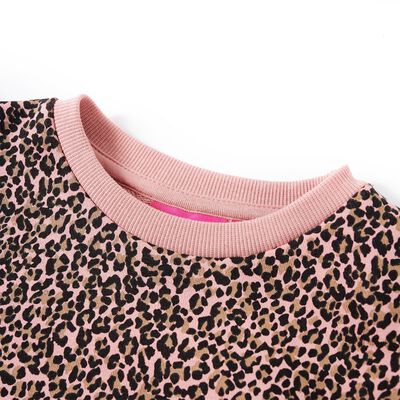 Robe sweatshirt pour enfants rose moyen 116