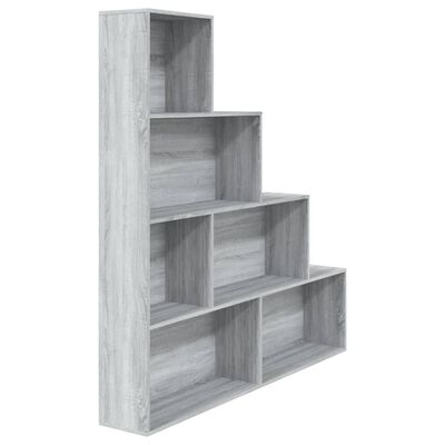 vidaXL Armoire à livres Sonoma gris 155x24x160 cm