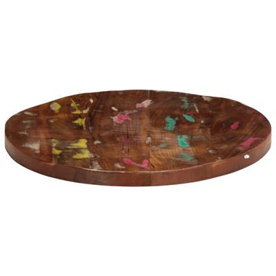 vidaXL Dessus de table Ø 40x3,8 cm rond bois massif de récupération