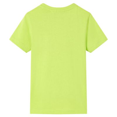 T-shirt pour enfants vert citron 140