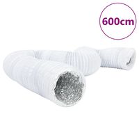 vidaXL Conduit de ventilation aluminium et PVC 6 m Ø10 cm