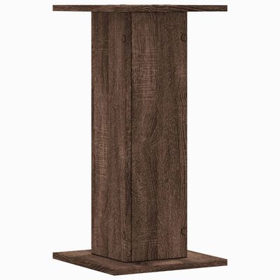 vidaXL Supports pour plantes 2 pcs chêne marron bois d'ingénierie