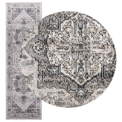 vidaXL Tapis ARBIZU intérieur extérieur design vintage 80x250 cm