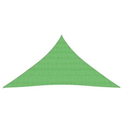 vidaXL Voile d'ombrage 160 g/m² Vert clair 5x6x6 m PEHD