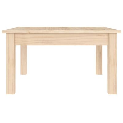 vidaXL Table basse 55x55x30 cm Bois massif de pin