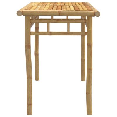 vidaXL Table à manger de jardin 110x55x75 cm bambou