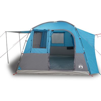 vidaXL Tente de voiture 4 personnes bleu imperméable