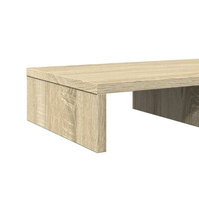 vidaXL Support de moniteur chêne sonoma 50x27x10 cm bois d'ingénierie