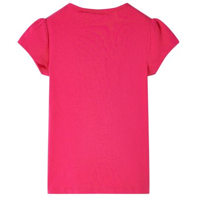 T-shirt pour enfants rose vif 92