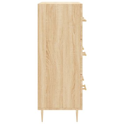 vidaXL Buffet chêne sonoma 69,5x34x90 cm bois d'ingénierie