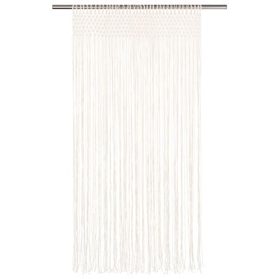 vidaXL Rideau en macramé 140x240 cm Coton