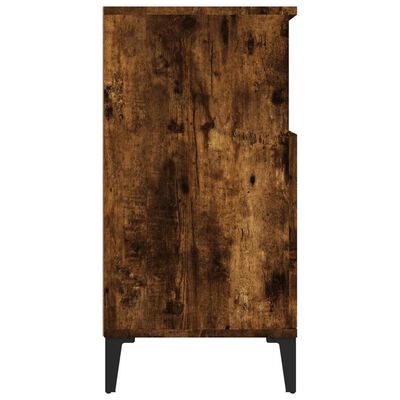 vidaXL Buffet Chêne fumé 60x35x70 cm Bois d'ingénierie