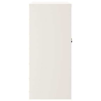 vidaXL Classeur blanc 79x40x90 cm acier