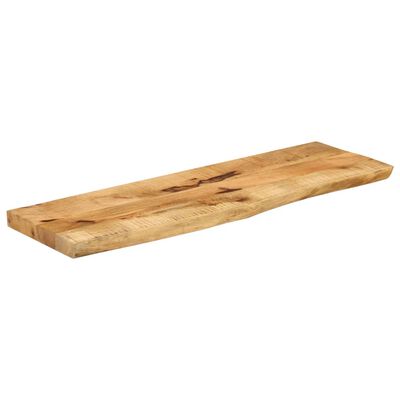 vidaXL Dessus de table 110x40x3,8cm bord vif bois massif manguier brut