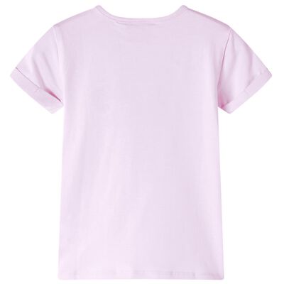 T-shirt pour enfants rose pâle 92