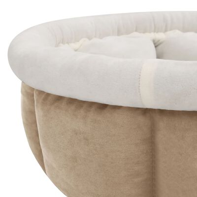 vidaXL Lit pour chien 59x59x24 cm Beige