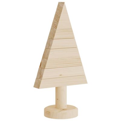 vidaXL Arbres de Noël en bois pour décoration 2 pcs 30 cm pin massif