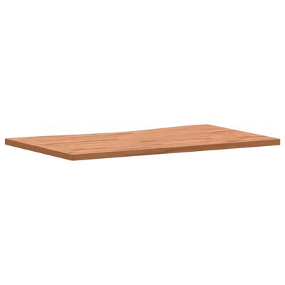 vidaXL Dessus de bureau 100x(55-60)x2,5 cm bois massif de hêtre