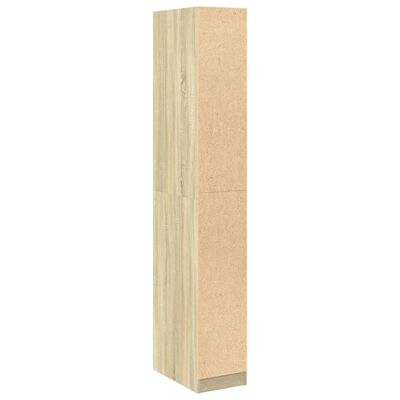 vidaXL Garde-robe chêne sonoma 30x50x200 cm bois d'ingénierie