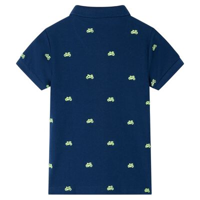 Polo pour enfants bleu marine 92