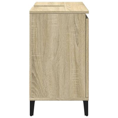 vidaXL Armoire salle de bain chêne sonoma 65x33x60 cm