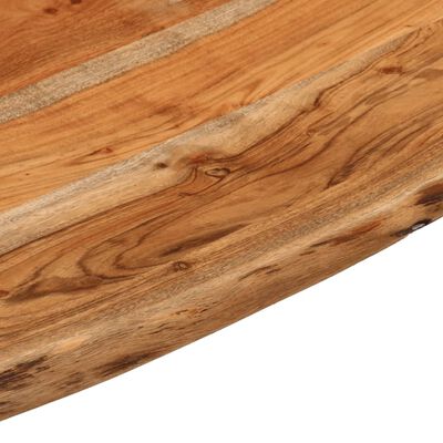 vidaXL Étagère murale 40x40x2,5cm carré massif acacia bordure assortie