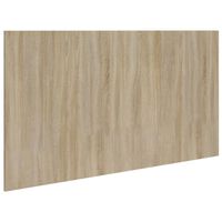 vidaXL Tête de lit Chêne sonoma 160x1,5x80 cm Bois d'ingénierie