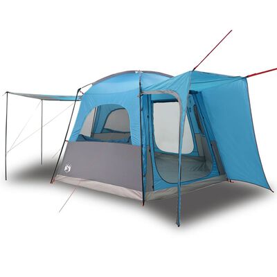 vidaXL Tente de voiture 4 personnes bleu imperméable