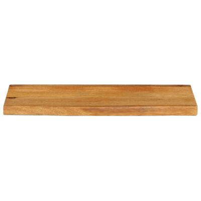 vidaXL Dessus de table à bord vivant 90x20x2,5 cm bois massif manguier