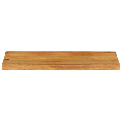 vidaXL Dessus de table à bord vivant 80x20x2,5 cm bois massif manguier