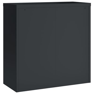 vidaXL Classeur anthracite 90x40x90 cm acier