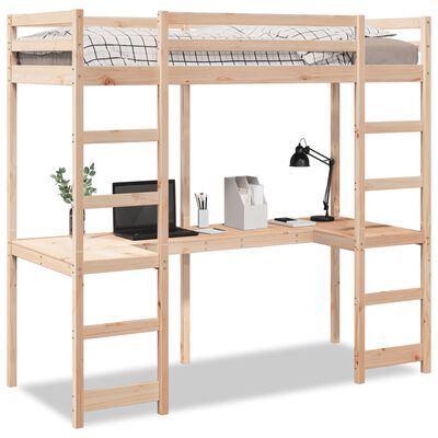 vidaXL Cadre de lit superposé sans matelas 75x190cm bois de pin massif