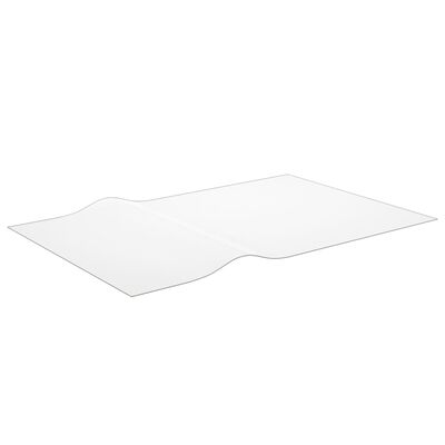 vidaXL Protecteur de table transparent 100x60 cm 2 mm PVC