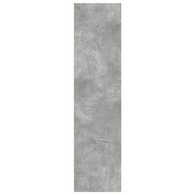 vidaXL Garde-robe gris béton 30x50x200 cm bois d'ingénierie