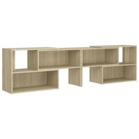 vidaXL Meuble TV Chêne sonoma 149x30x52 cm Bois d'ingénierie