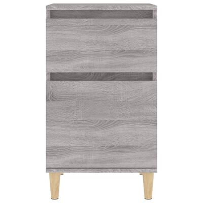 vidaXL Tables de chevet 2 pcs sonoma gris 40x35x70 cm