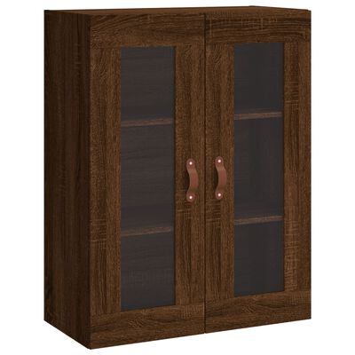 vidaXL Armoire murale chêne marron 69,5x34x90 cm