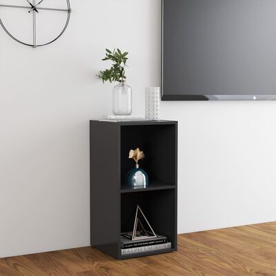 vidaXL Meuble TV gris 72x35x36,5 cm bois d’ingénierie