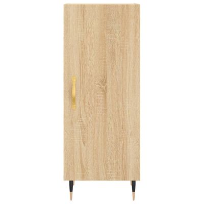 vidaXL Buffet haut Chêne sonoma 34,5x34x180 cm Bois d'ingénierie