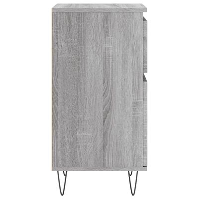 vidaXL Buffet sonoma gris 40x35x70 cm bois d'ingénierie