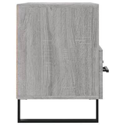 vidaXL Meuble TV Sonoma gris 80x36x50 cm Bois d'ingénierie