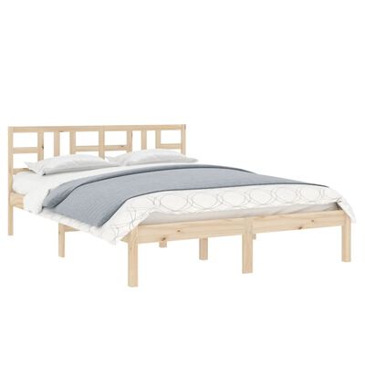 vidaXL Cadre de lit Bois massif 200x200 cm