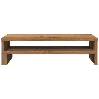 vidaXL Support de moniteur chêne artisanal 54x22x15 cm bois ingénierie