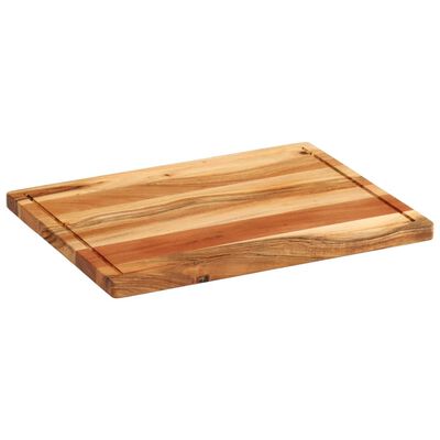 vidaXL Planche à découper 50x38x2,5 cm bois d'acacia massif