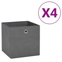 vidaXL Boîte de rangement Tissu 50x30x25 cm Anthracite