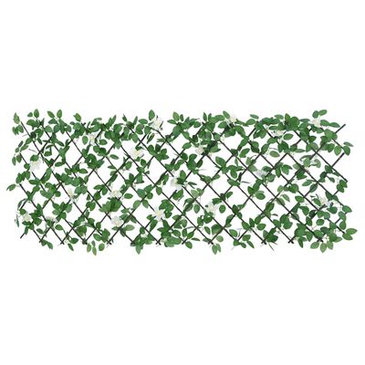 vidaXL Treillis de lierre artificiel extensible vert 186x30 cm