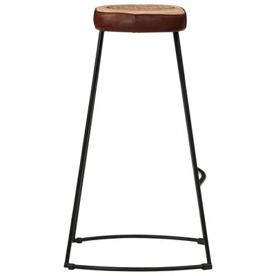 vidaXL Tabourets de bar lot de 2 marron foncé 44x37,5x78 cm