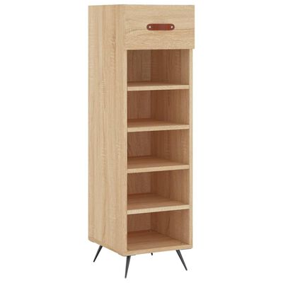 vidaXL Armoire à chaussures chêne sonoma 30x35x105cm bois d'ingénierie